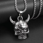 Guardian Bell - Nordic 'Viking Warrior Skull' Biker Bell