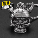 Guardian Bell - Nordic 'Viking Warrior Skull' Biker Bell