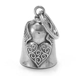 Guardian Bell - 'Angels Heart' Biker Bell