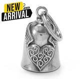 Guardian Bell - 'Angels Heart' Biker Bell