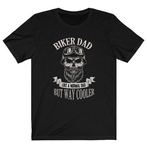 Motorcycle 'Biker Dad' T-Shirt Custom Design Limited Edition Tee