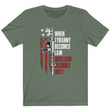 AR-15 Tyranny Becomes Law T-Shirt