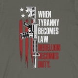 AR-15 Tyranny Becomes Law T-Shirt