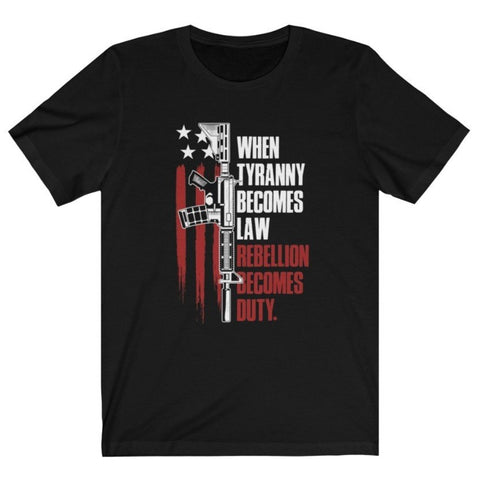 AR-15 Tyranny Becomes Law T-Shirt