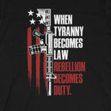 AR-15 Tyranny Becomes Law T-Shirt