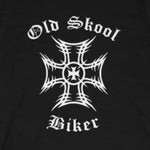 Men's 'Old Skool Biker' Iron Cross Tee