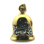 Guardian Bell - Gold & Silver 'Motorcycle' Biker Bell