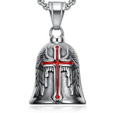 Guardian Bell - Templar 'Winged Crusader' Knights of Solomon Biker Bell