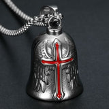 Guardian Bell - Templar 'Winged Crusader' Knights of Solomon Biker Bell