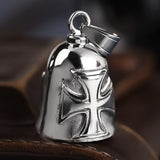 Guardian Bell - Embossed 'Chopper Iron Cross' Biker Bell