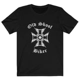 Men's 'Old Skool Biker' Iron Cross Tee