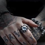 316L Stainless 'Warrior Claw Eyeball' Ring