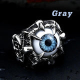 316L Stainless 'Warrior Claw Eyeball' Ring