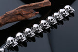 Men's 316L Stainless Steel Skull Bracelet