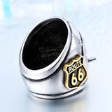 316L Stainless Unique 'Motorcycle Man' Biker Ring