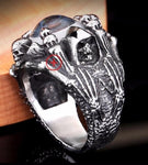 316L Stainless 'Warrior Claw Eyeball' Ring