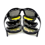 'Daisy C5 Desert Storm' Polarized Motorcycle Glasses