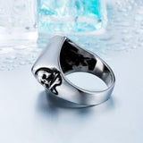 Men's 316L Stainless Steel One Pencenter Ring