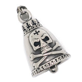 Guardian Bell - 'Jolly Roger Pirate Skull & Crossed Bones' Biker Bell