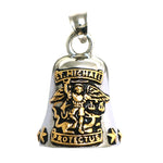 Guardian Bell - 'Saint Michael Protect Us' Biker Bell