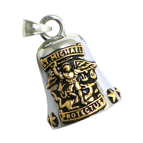 Biker Motorcycle Bells - Guardian Bell Trucker - Never Drive Faster Then  your angel