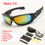 Motorcycle Glasses - Daisy C6 Ballistic Multi-Lens Full Set No.1 Best Ever