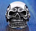 316L Stainless Skull Biker Ring