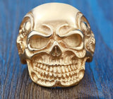 316L Stainless Skull Biker Ring