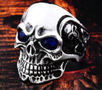 316L Stainless Skull Biker Ring