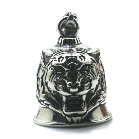 Guardian Bell - Fierce 'Tiger Head' Biker Bell stainless steel