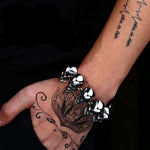 Men's 316L Stainless Steel Skull Bracelet