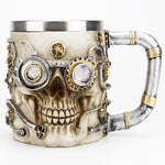 Steam Punk Mechanical Gear Head Mug