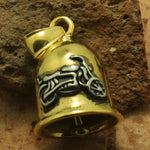 Guardian Bell - Gold & Silver 'Motorcycle' Biker Bell