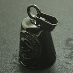 Guardian Bell - All Black 'Live-To-Ride' Biker Bell