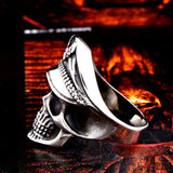 316L Stainless 'Captain Eagle Skull' Ring